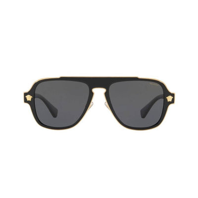 Versace VE2199 100281 56 Black and Gold/Grey Polarised