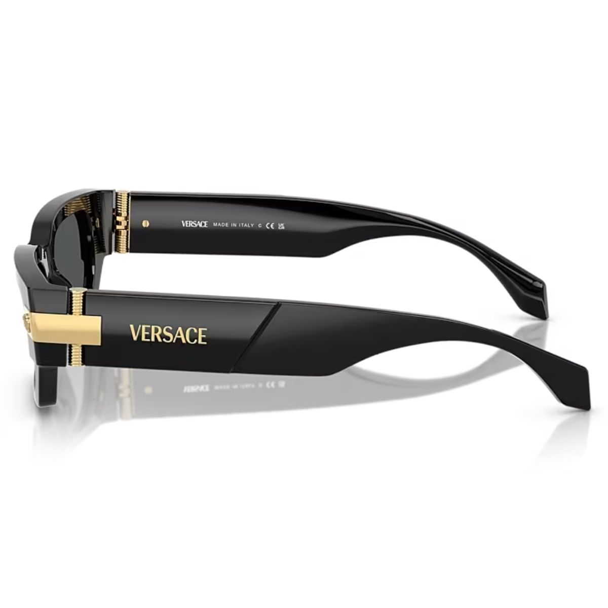 Versace VE4465 GB1/87 53 Black Dark Grey Lens