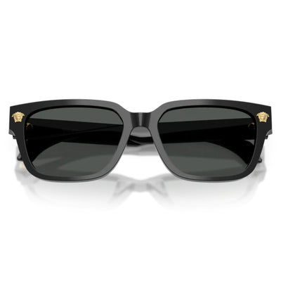 Versace VE4513D GB1 87 black rectangle sunglass culture unisex folded