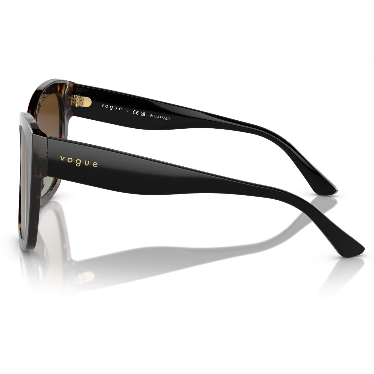 Vogue VO5338S W656T5 54 Dark Havana/Brown Gradient Lens Polarised