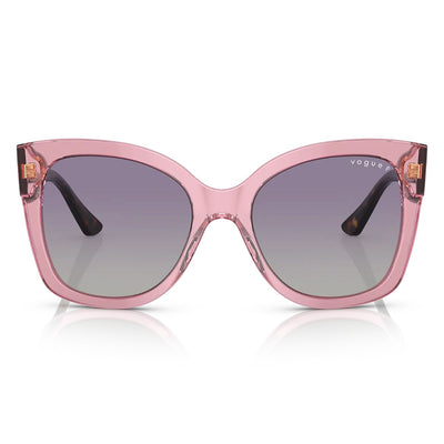 Vogue VO5338S 28368J 54 Transparent Pink Havana/Grey Gradient Lens Polarised