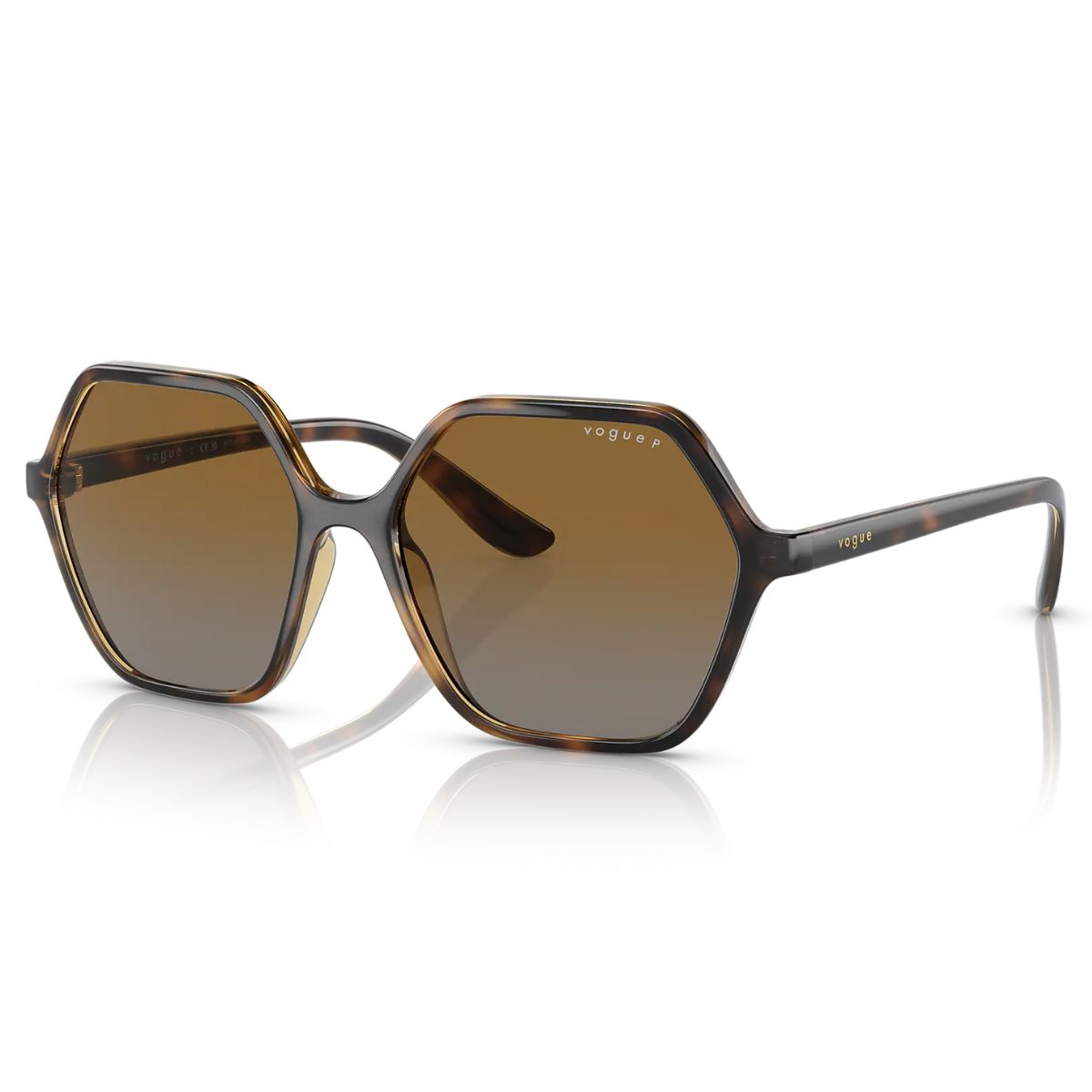 Vogue VO5361S W656T5 55 Dark Havana/Brown Gradient Lens Polarised