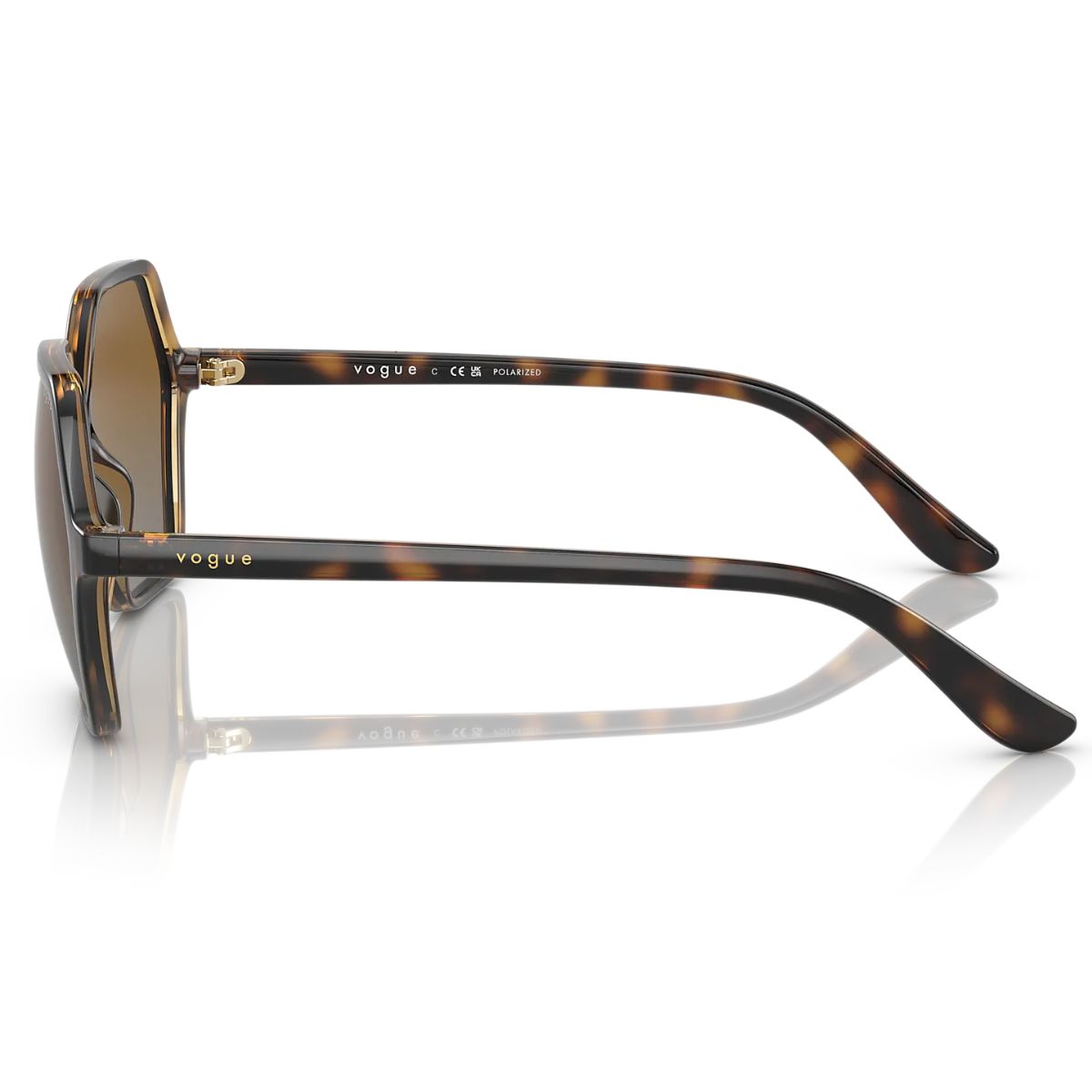Vogue VO5361S W656T5 55 Dark Havana/Brown Gradient Lens Polarised
