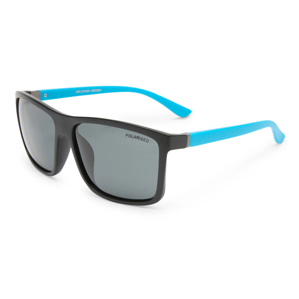 Cancer Council Arltunga 2558861 Black Neon Blue/Smoke Mono Polarised