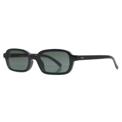 black grey REALITY HUSH rectangle 90s sunnies sunglass culture