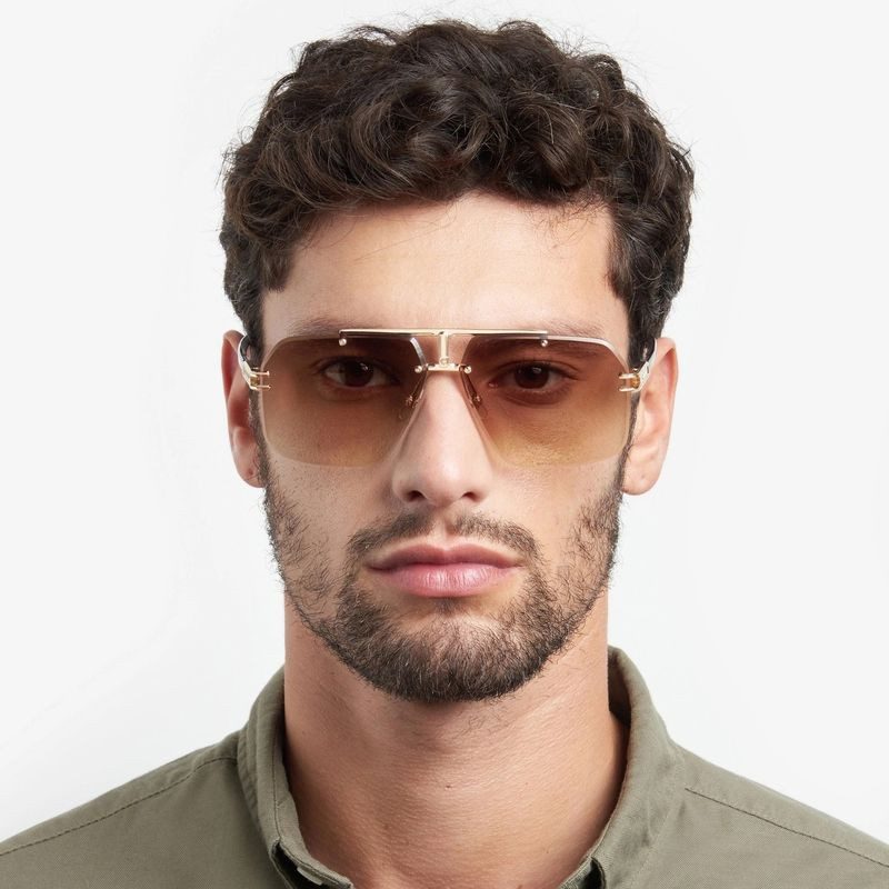 CARRERA 1054S 2M2 63 86 Black Gold/Brown