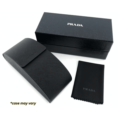 Prada PRA08S 1AB5SO 56 Black/Dark Grey