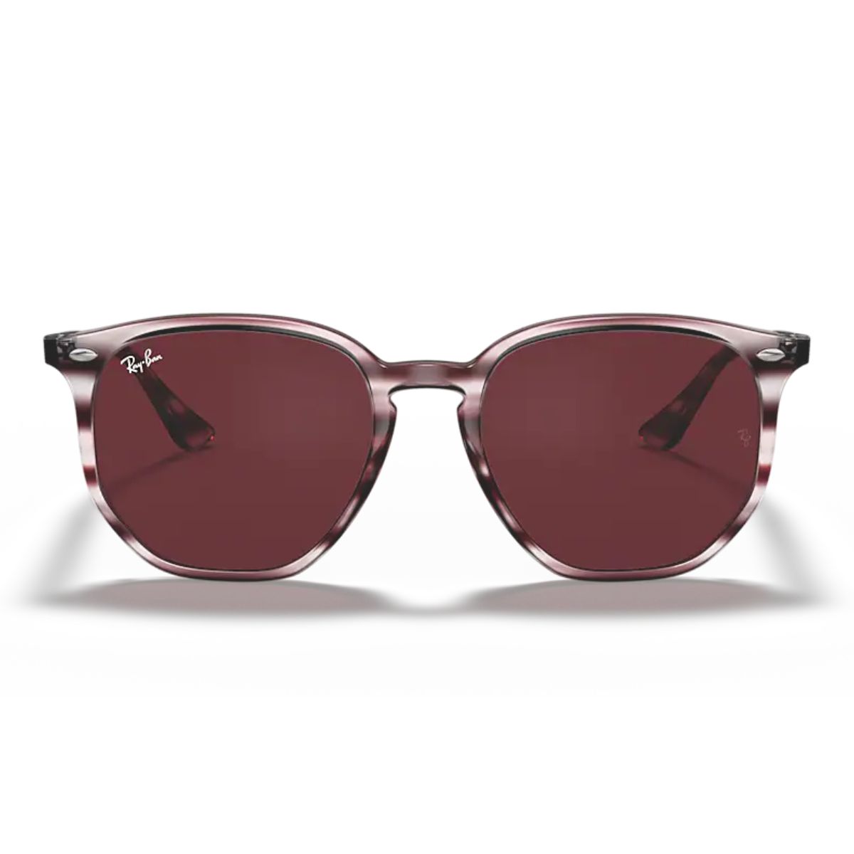 Ray-Ban RB4306 643175 54 Bordeaux Havana Dark Violet Lens