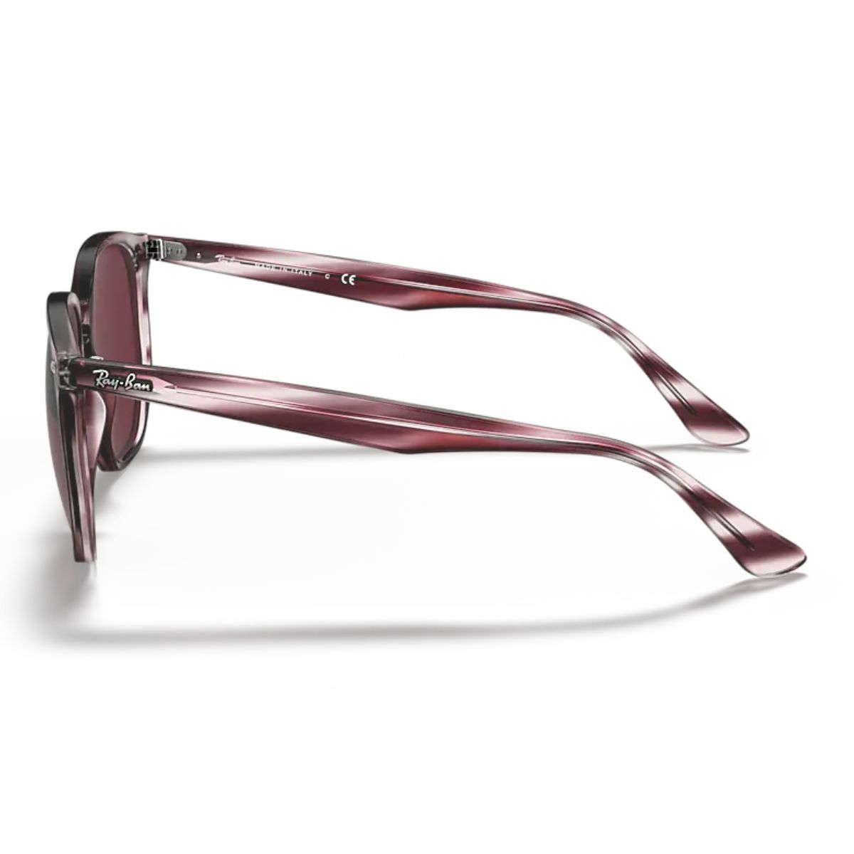 Ray-Ban RB4306 643175 54 Bordeaux Havana Dark Violet Lens