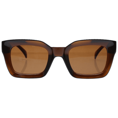 reality eyewear ONASSIS CHOCOLATE square womens SUNGLASS CULTURE sunnies