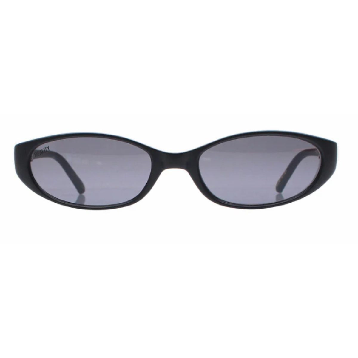 reality velvet kitten matte black sunglass culture coomera slim tren ht oval sunnies 2026 front