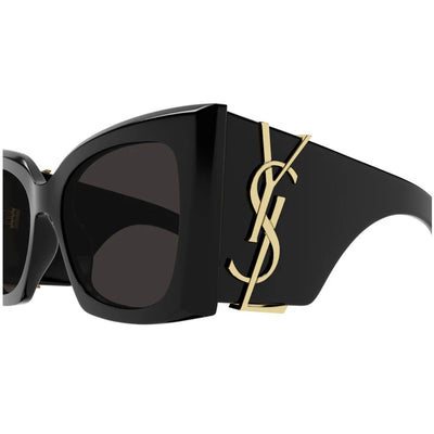 saint laurent ysl thick arm sunnies black logo gold SLM119 BLAZE sunglass culture coomera luxury designer temple