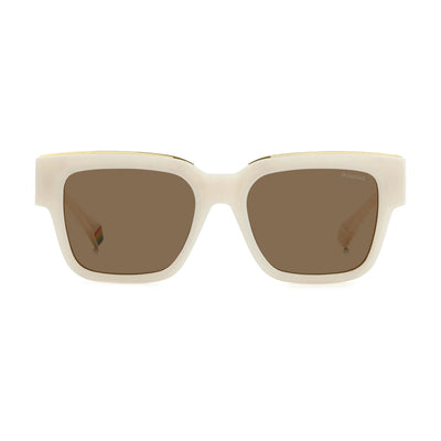 Polaroid PLD 6198SX SZJSP Ivory/Brown Polarised