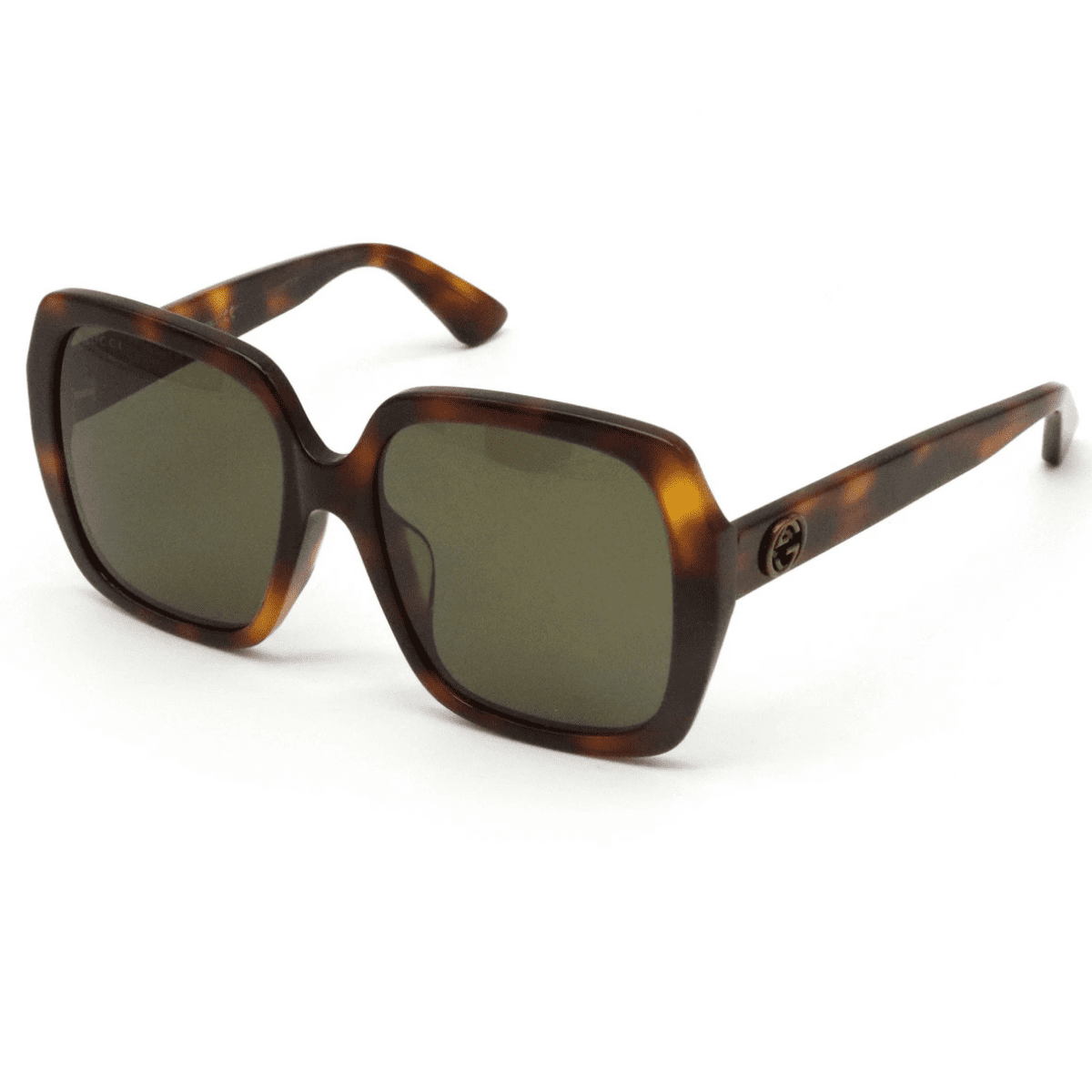 Gucci GG0096SA 002 55 Havana Tortoise/Brown