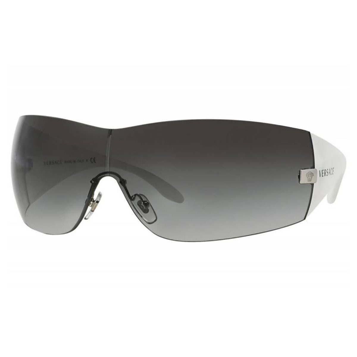 Versace_VE2054_10008_White_Grey_Shield_Sunglasses_Sunglass_Culture coomera luxury sunnies store classic wrap