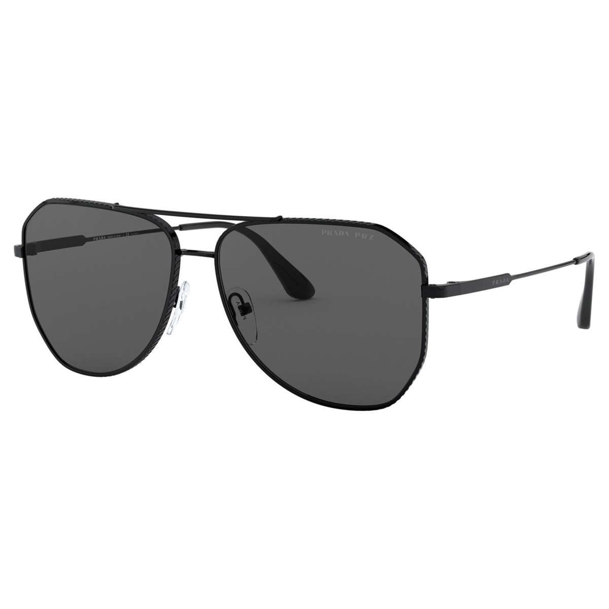 Prada PR63XS 1AB08G 58 BlackGrey Polarised