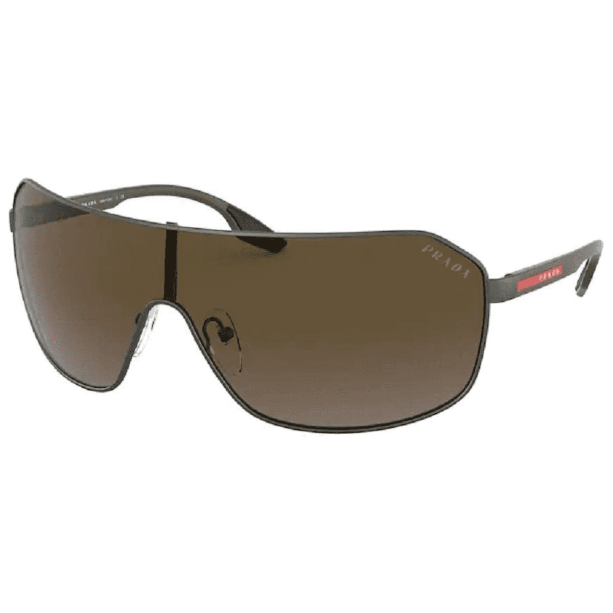 Prada PS53VS 7CQ1X1 37 Matte Gunmetal/Brown Gradient