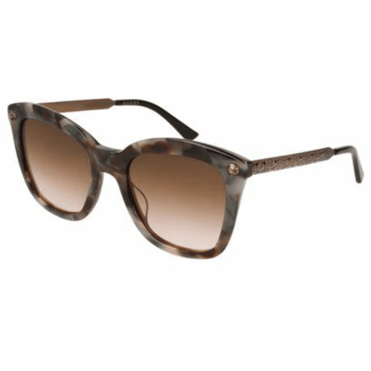 Gucci GG0217S 004 52 Quartz Havana Brown Gradient