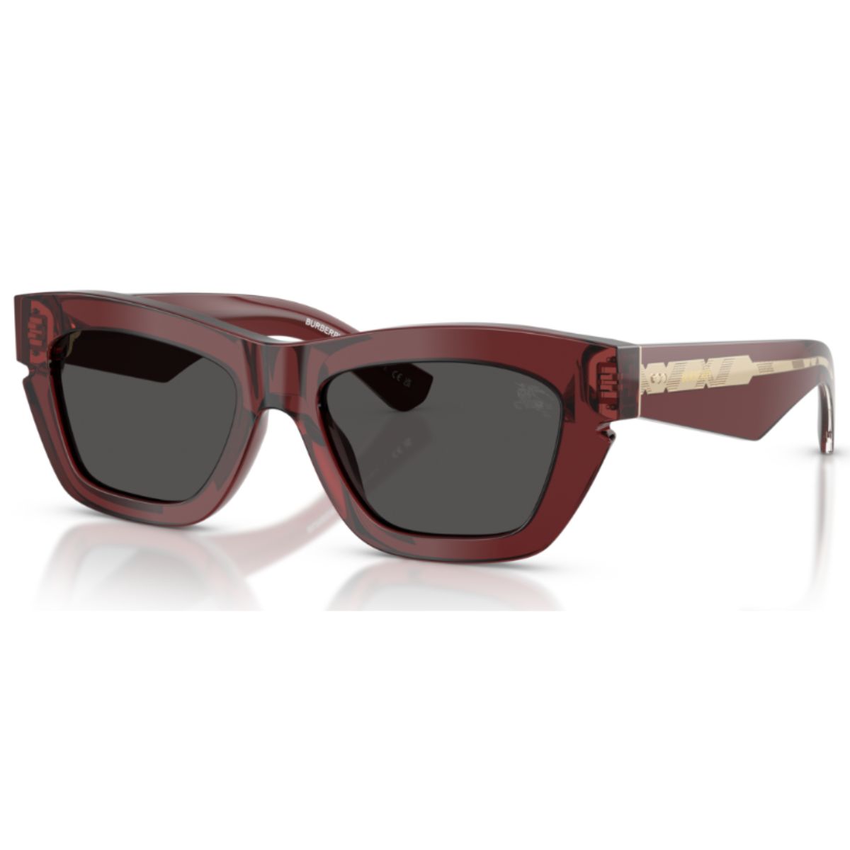 BURBERRY 4454 412887 52 BORDEAUX cat eye red burgundy rougue sunglass culture coomera australia