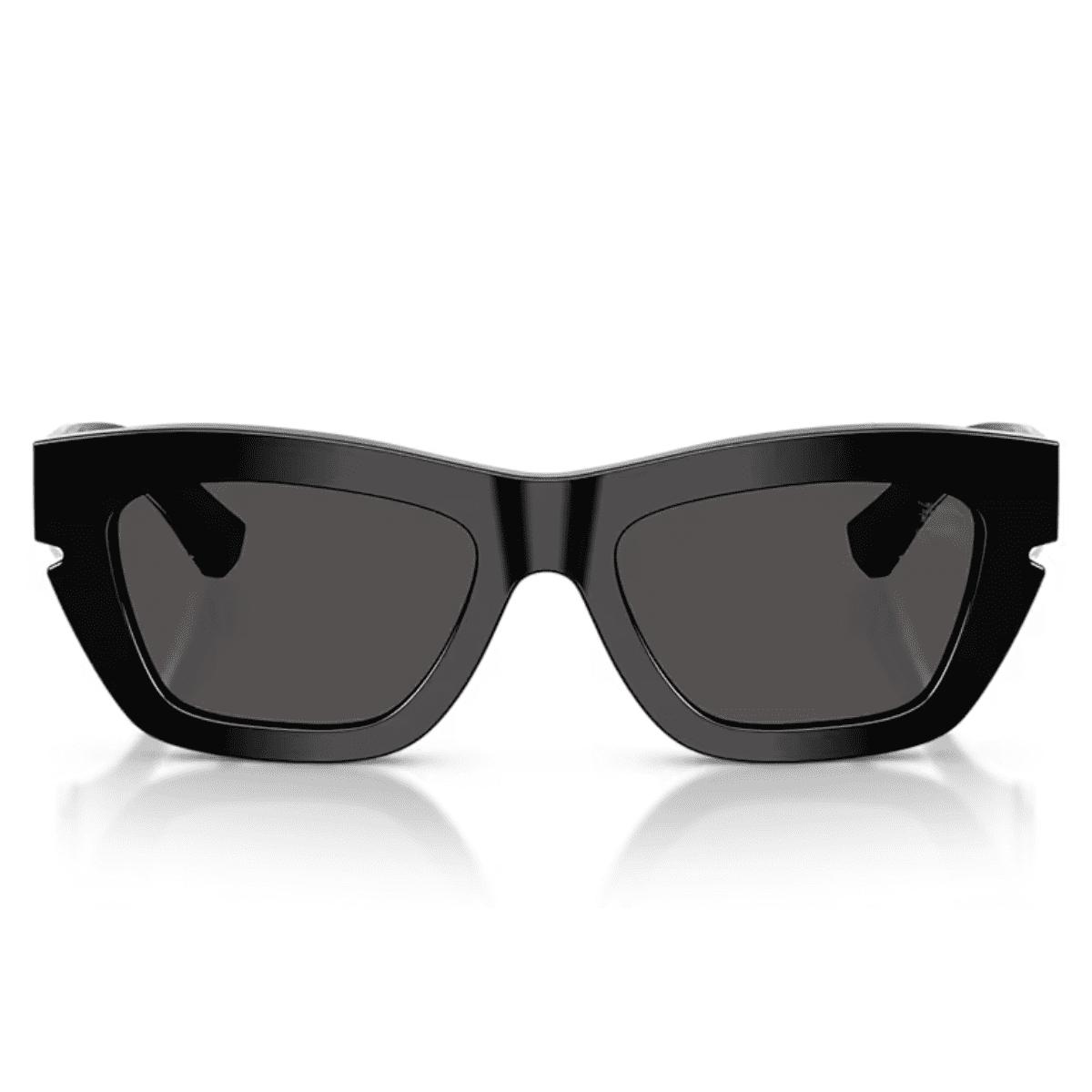 BURBERRY 4454 300187 52 Black Grey cut out sunglass culture coomera sunnies store gold coast cat eye front