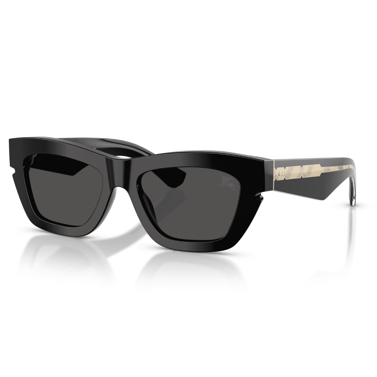 BURBERRY 4454 300187 52 Black Grey cut out sunglass culture coomera sunnies store gold coast cat eye